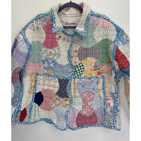 Handmade Apple Core Quilt Jacket Subcouture by Mentorsilly Size XL - Picture 2 of 16